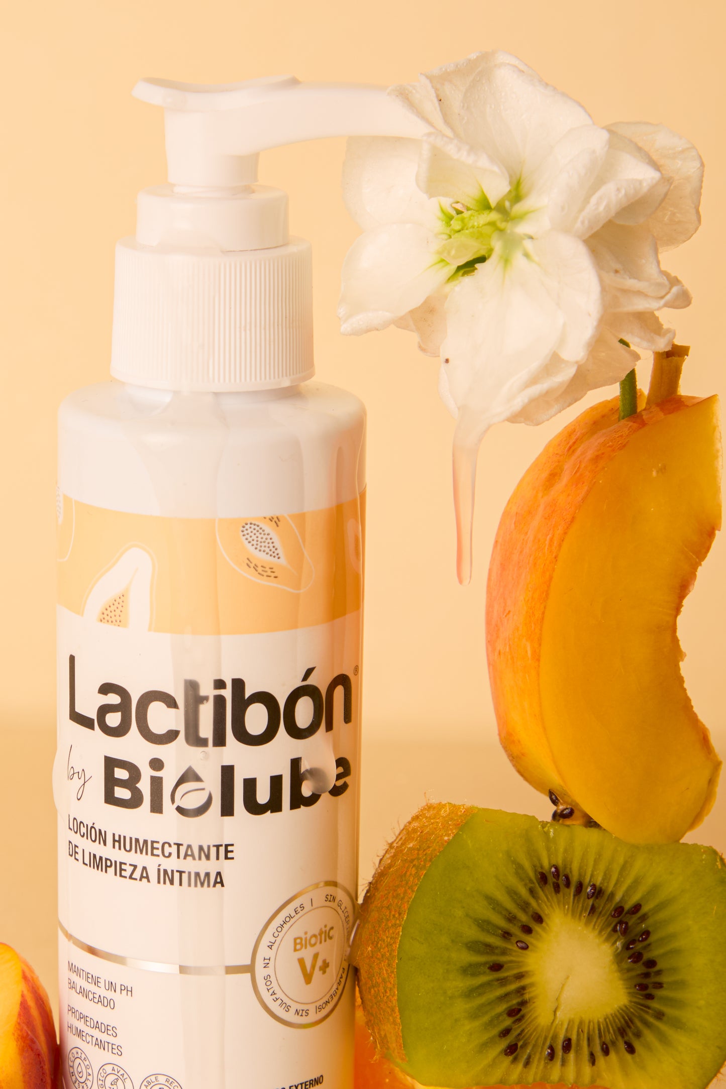 Loción humectante de limpieza intima
